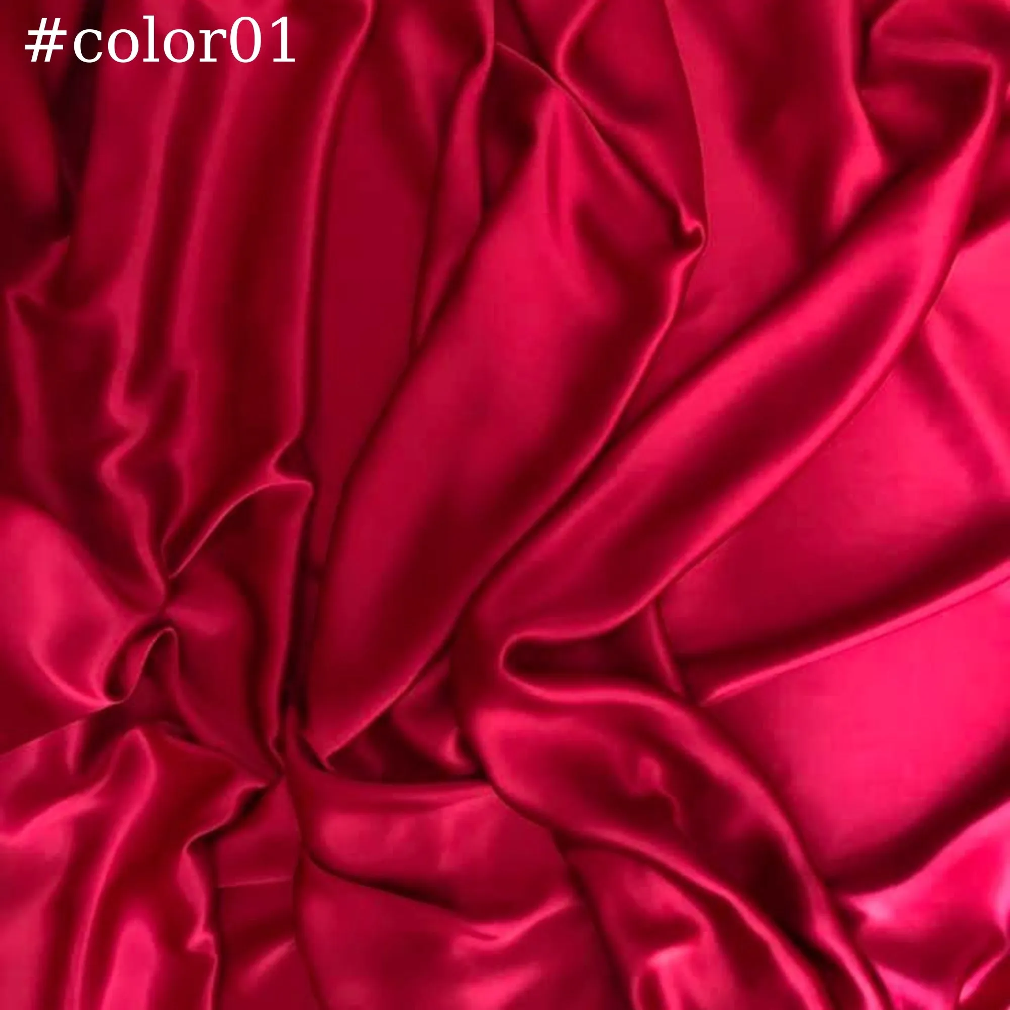 100% PURE MULBERRY SILK fabric by the yard – Satin silk fabric – 19mm - Organic fiber - Gift for women - Solid color satin