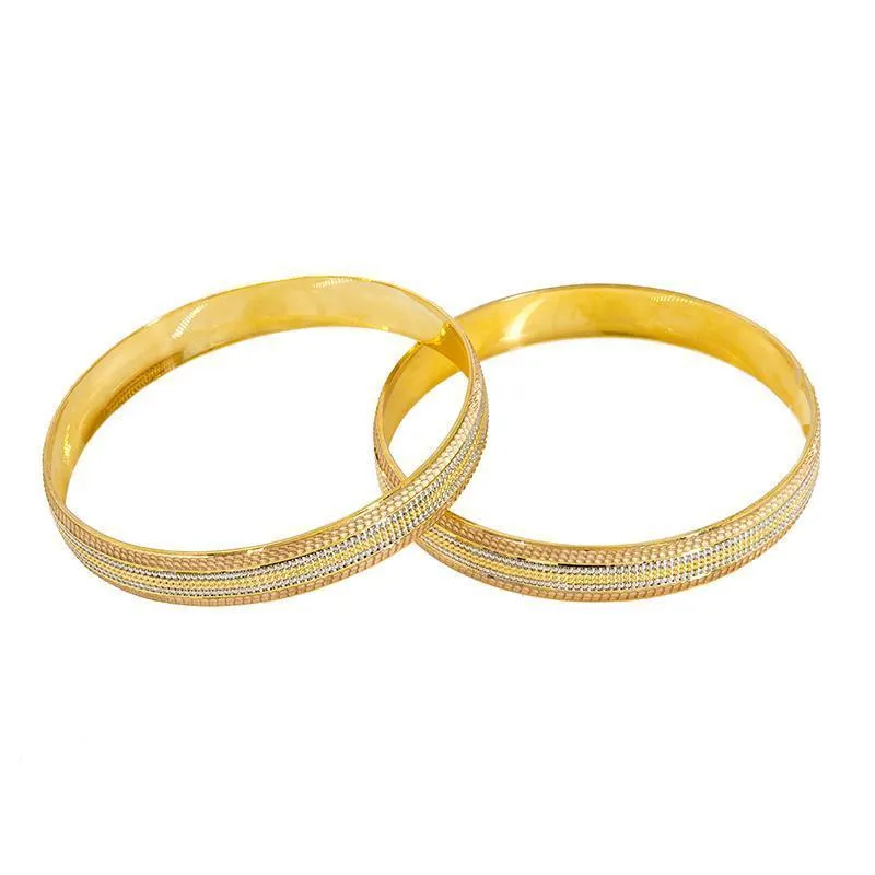 22K Gold 2 Piece Bangles