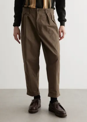 2Pleats Twill Pants