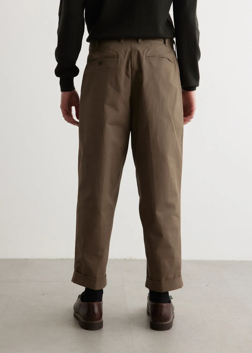 2Pleats Twill Pants