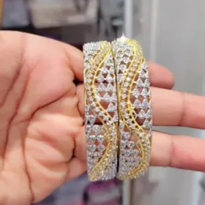 Aamrapali Gold Plated AD Bangle