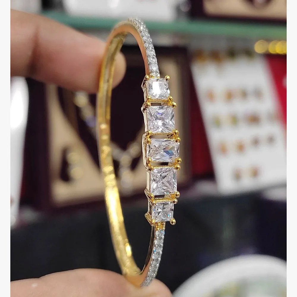 Aamrapali Gold Plated AD Bangle