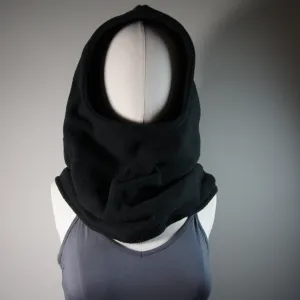 Accessories - Scarves - Hooded Cowl - Black