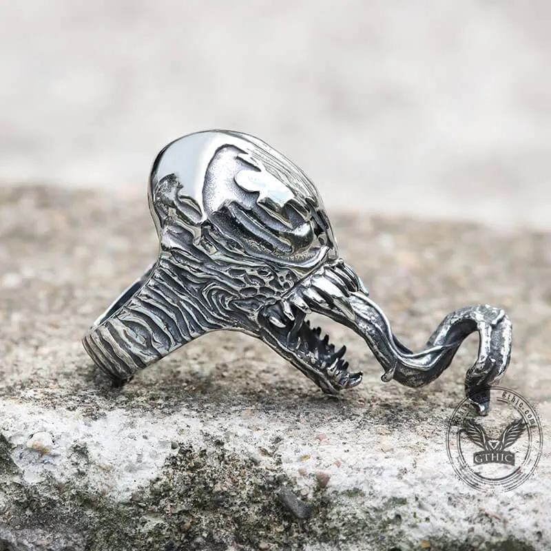 Alien Mutant Symbiote Stainless Steel Ring