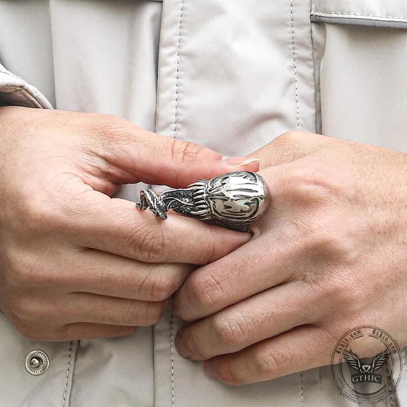 Alien Mutant Symbiote Stainless Steel Ring