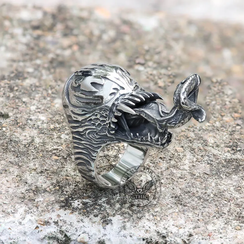 Alien Mutant Symbiote Stainless Steel Ring