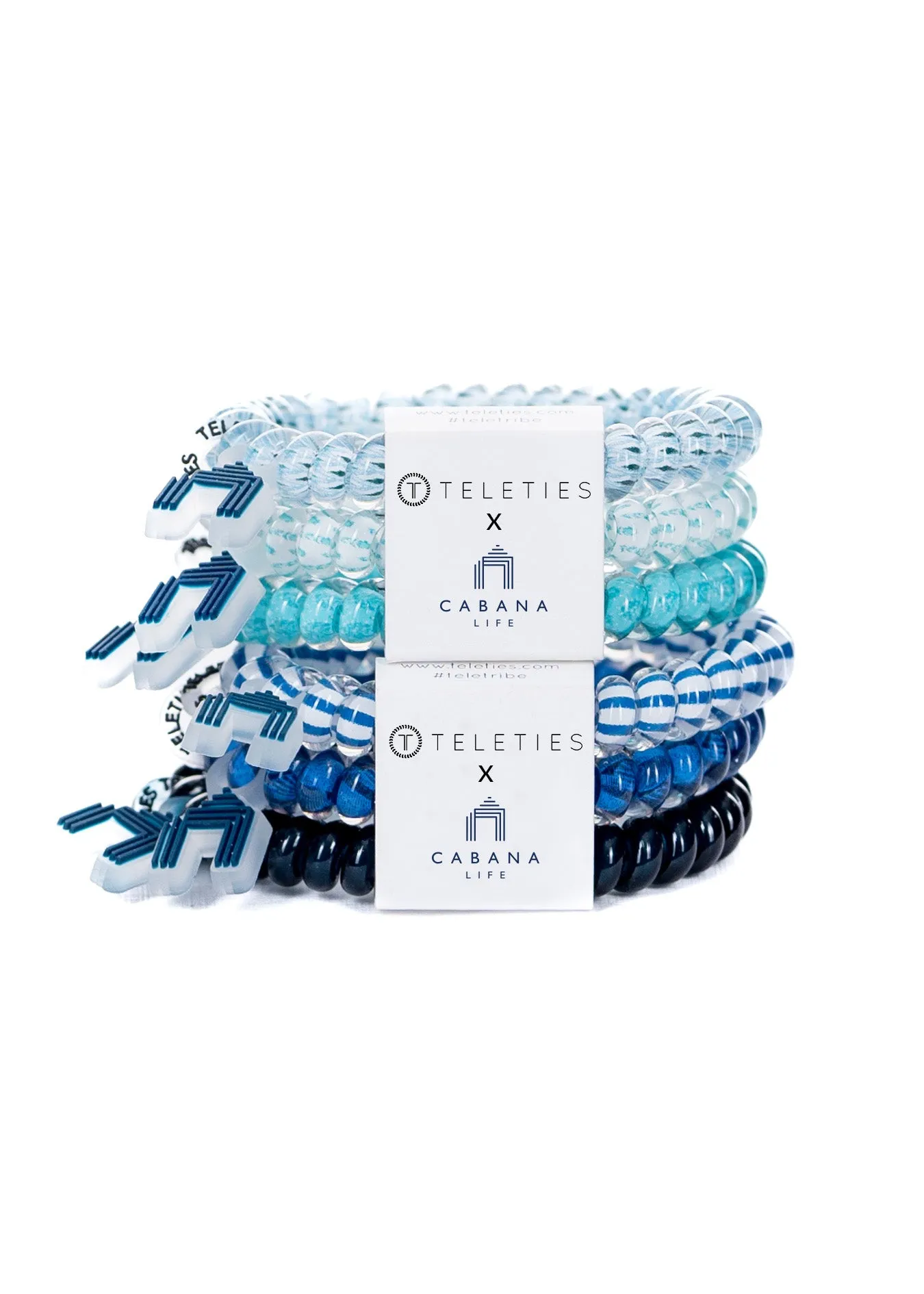 Amalfi Coast Cabana Life x Teleties Hair Tie 3-Pack