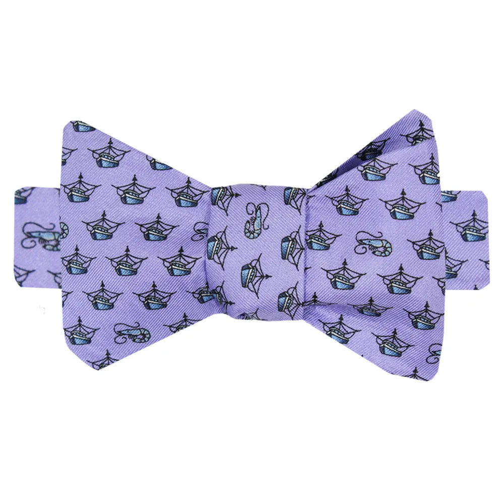 Ash Wednesday Lavender Boys' Shrimp Trawler Bow Tie