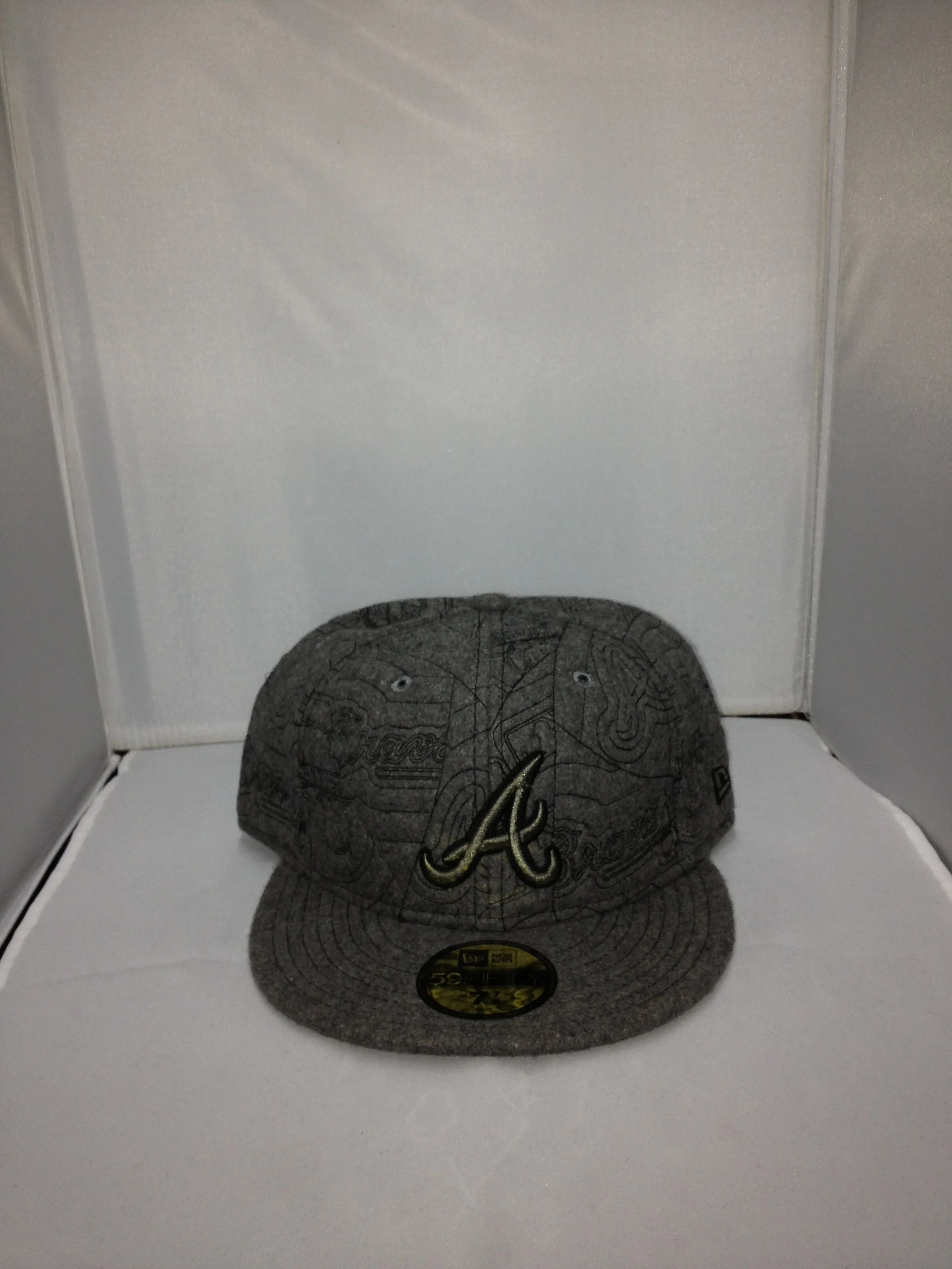 Atlanta Braves New Era Fitted GREY/BLACK 10