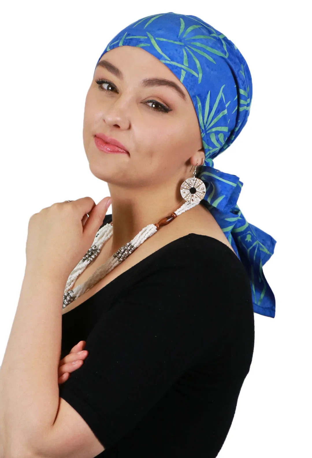 Bali Batik Head Wrap For Women Chemo Scarf Rayon 15" X  60" ALL COLORS