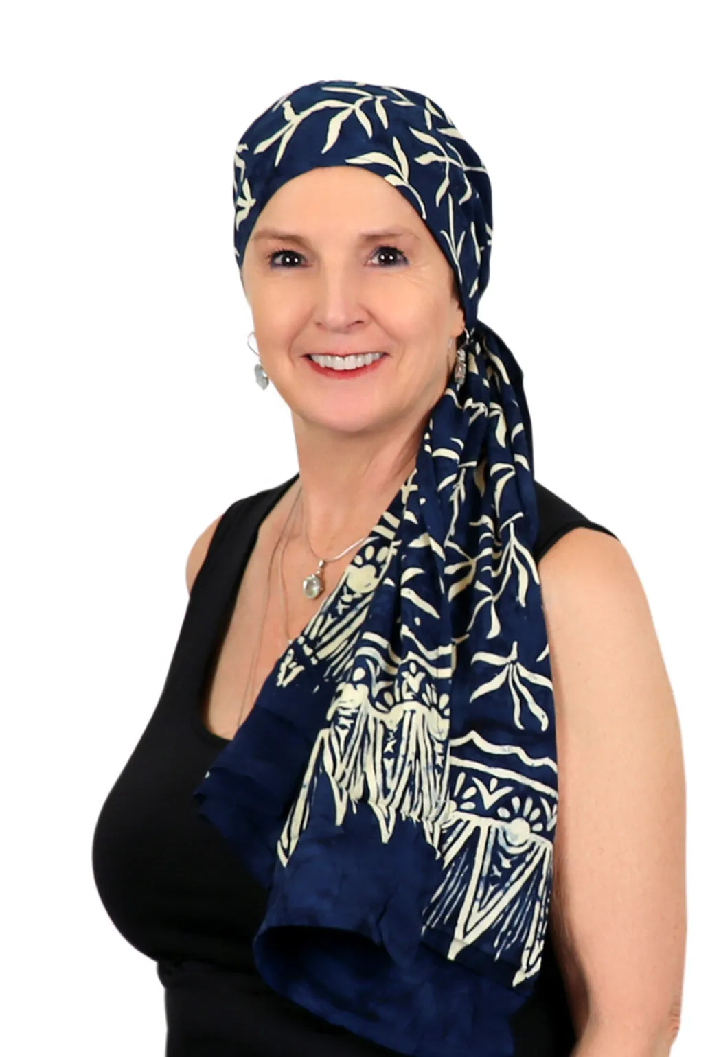 Bali Batik Head Wrap For Women Chemo Scarf Rayon 15" X  60" ALL COLORS