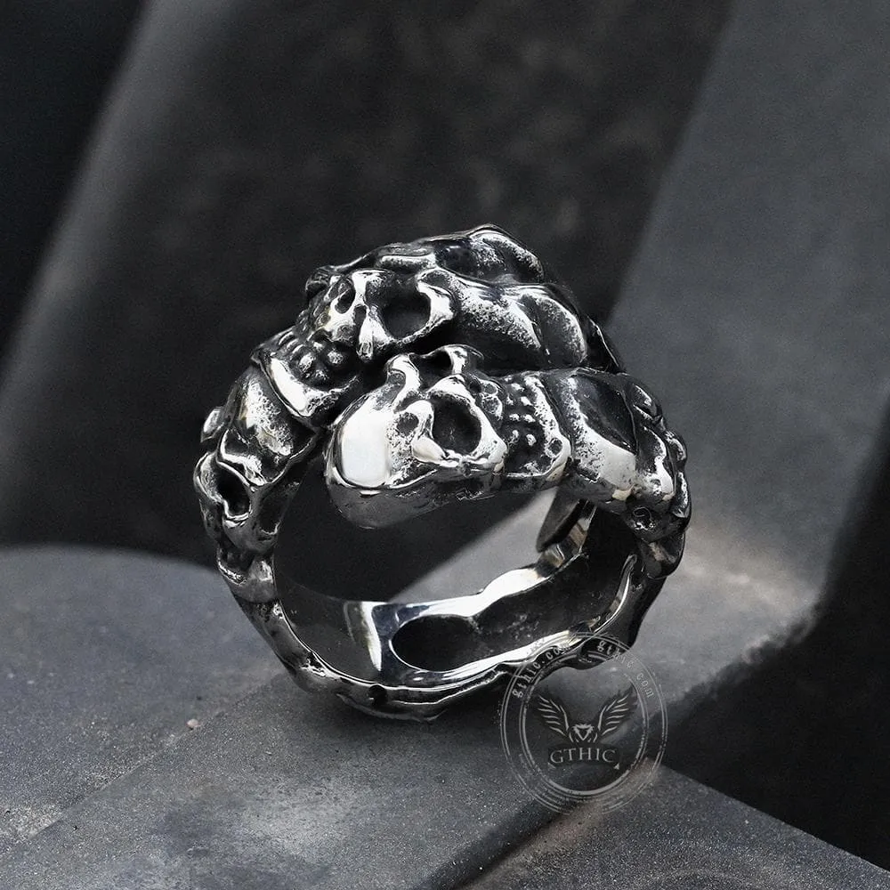 Beast Claw Stainless Steel Skull Ring