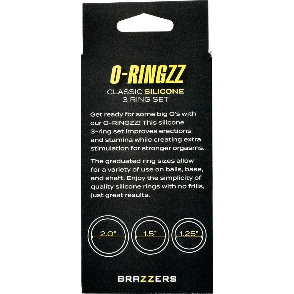 Brazzers O-Ringzz 3pc Silicone Ring Set