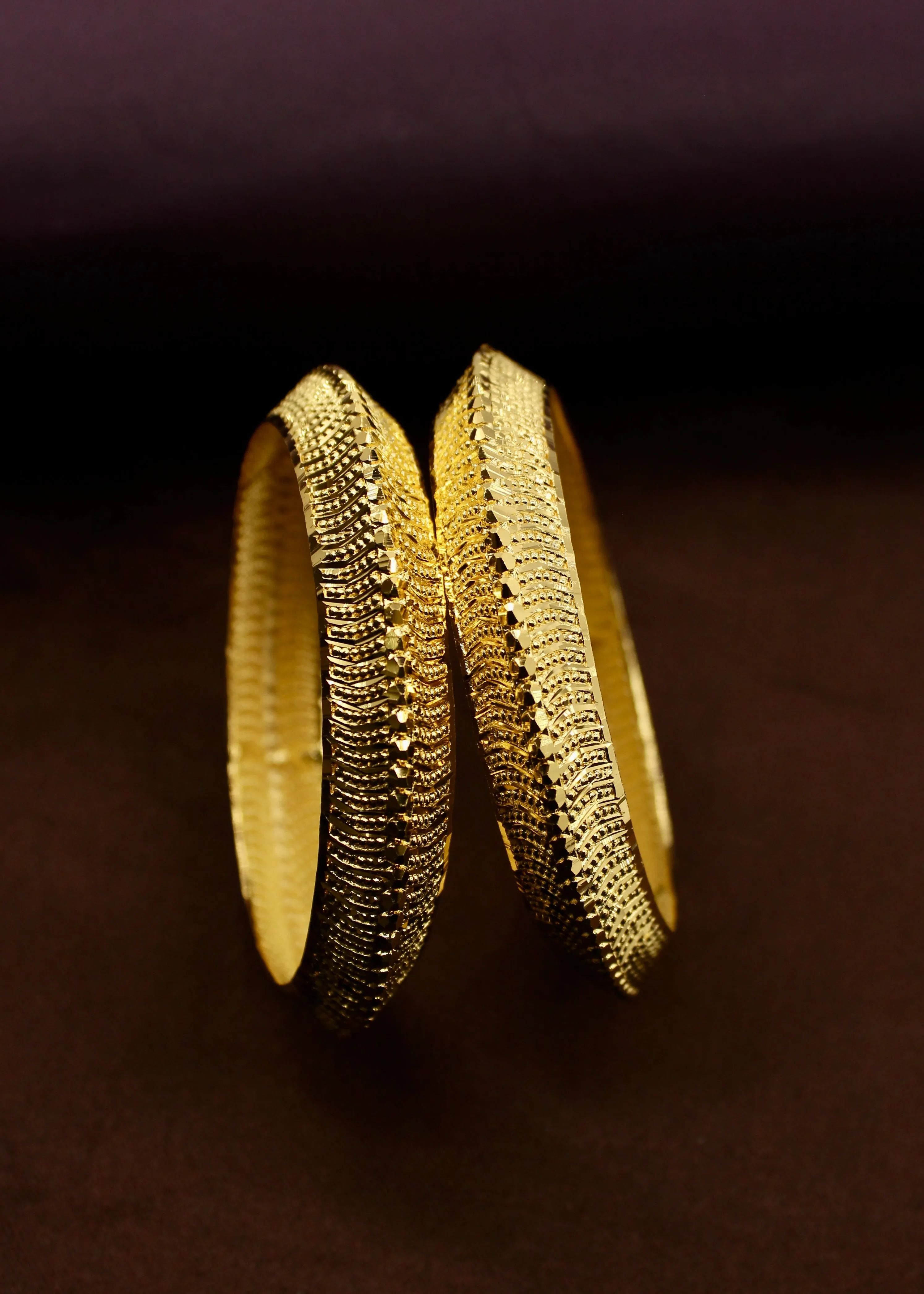 BRIGHT GOLD PLATED BANGLES