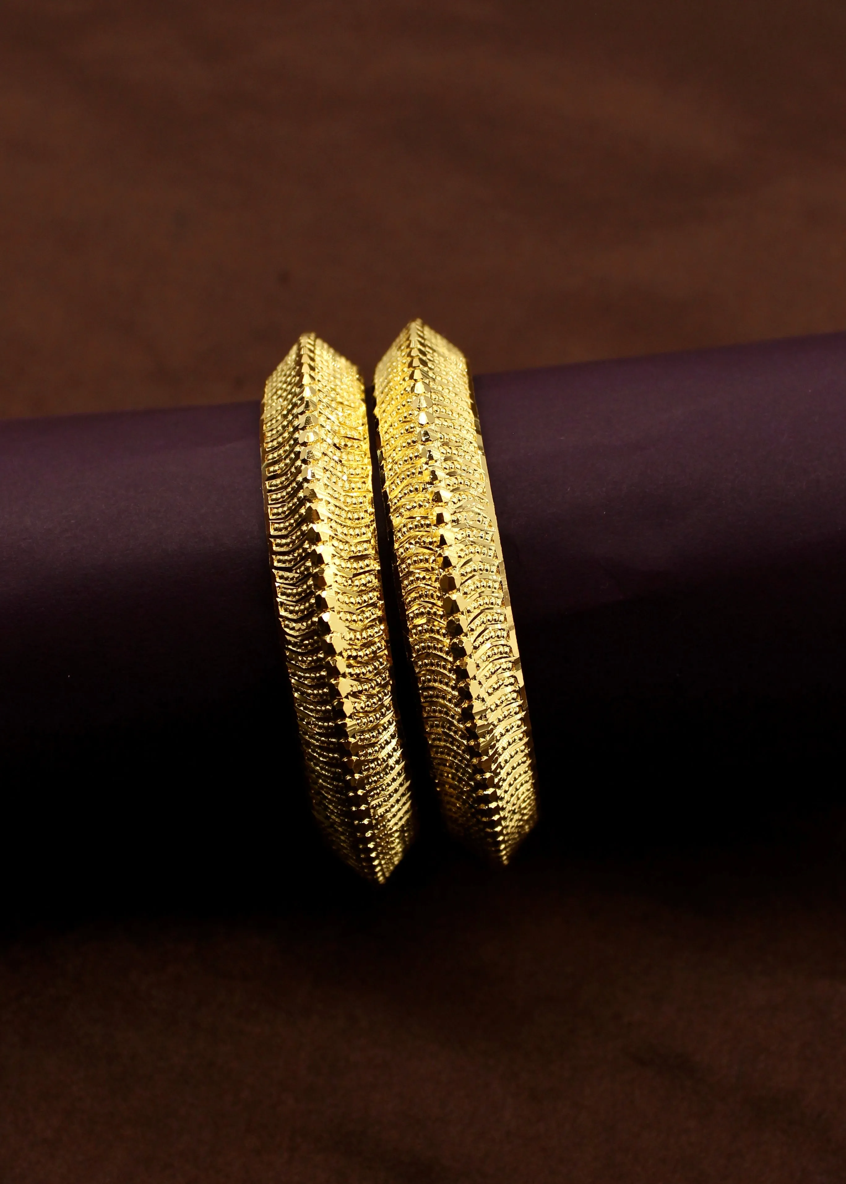 BRIGHT GOLD PLATED BANGLES