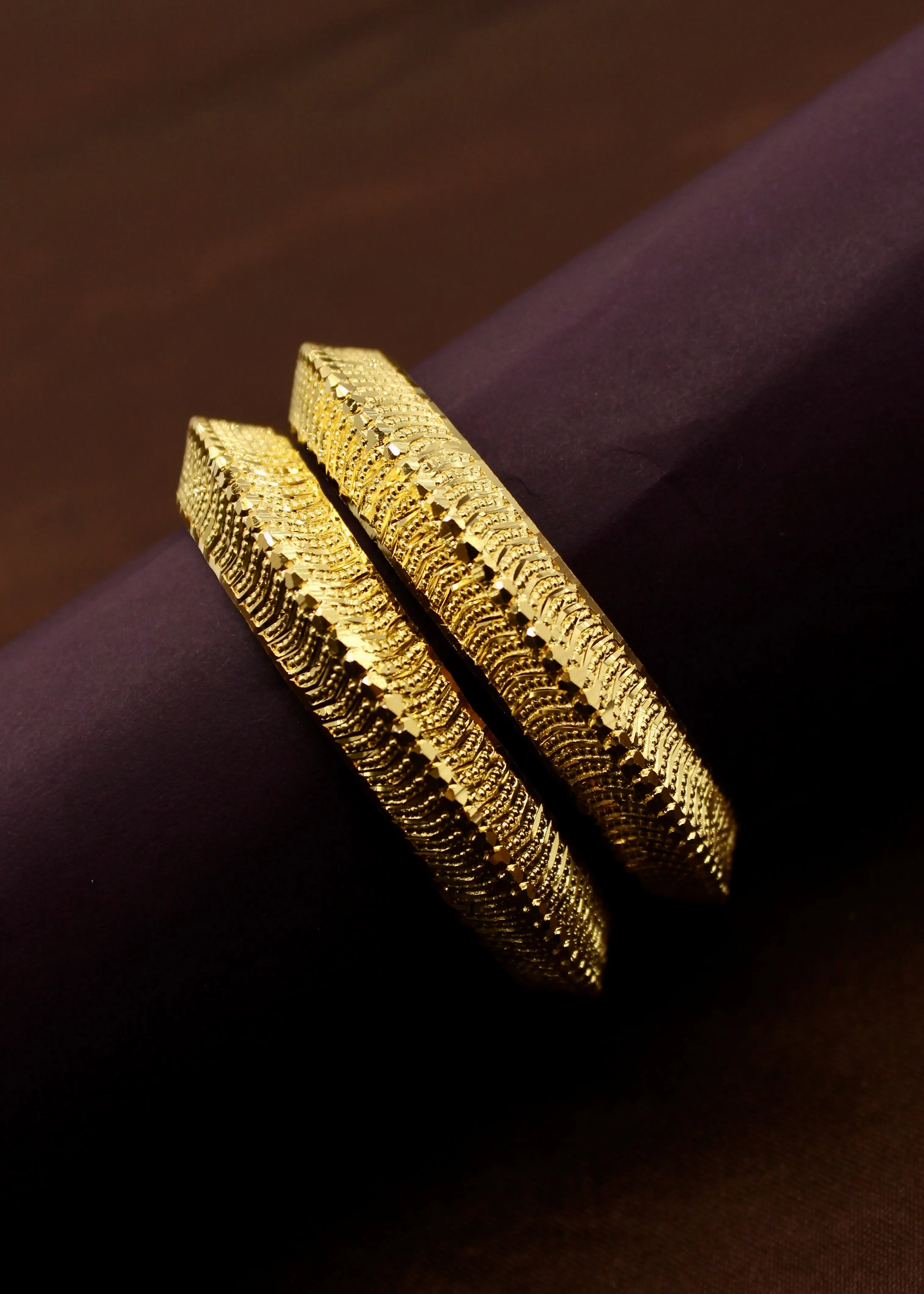 BRIGHT GOLD PLATED BANGLES