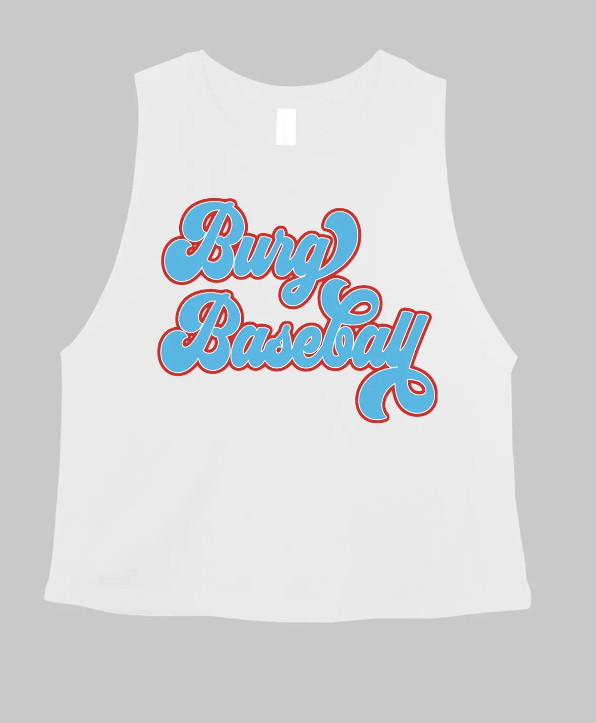 Burg Baseball CROPPED  Bella Muscle Tank