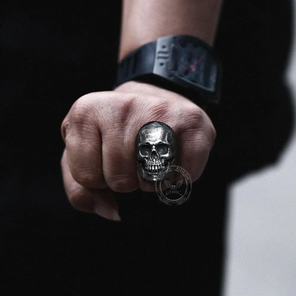 Calvarium Sterling Silver Skull Ring