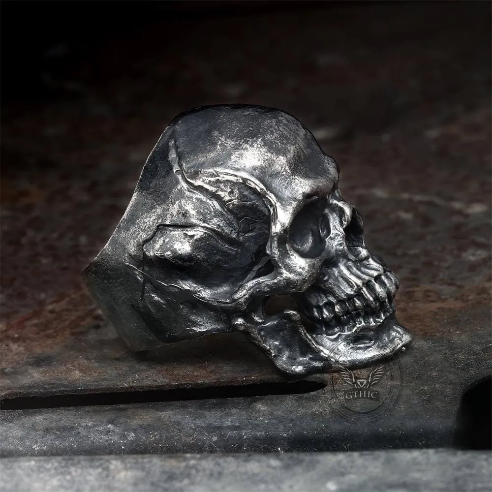 Calvarium Sterling Silver Skull Ring