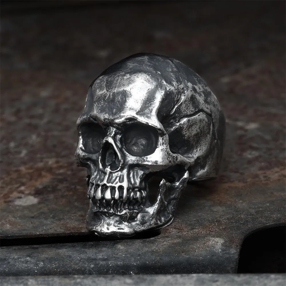 Calvarium Sterling Silver Skull Ring