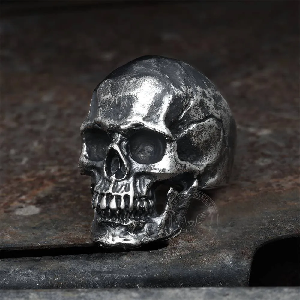 Calvarium Sterling Silver Skull Ring