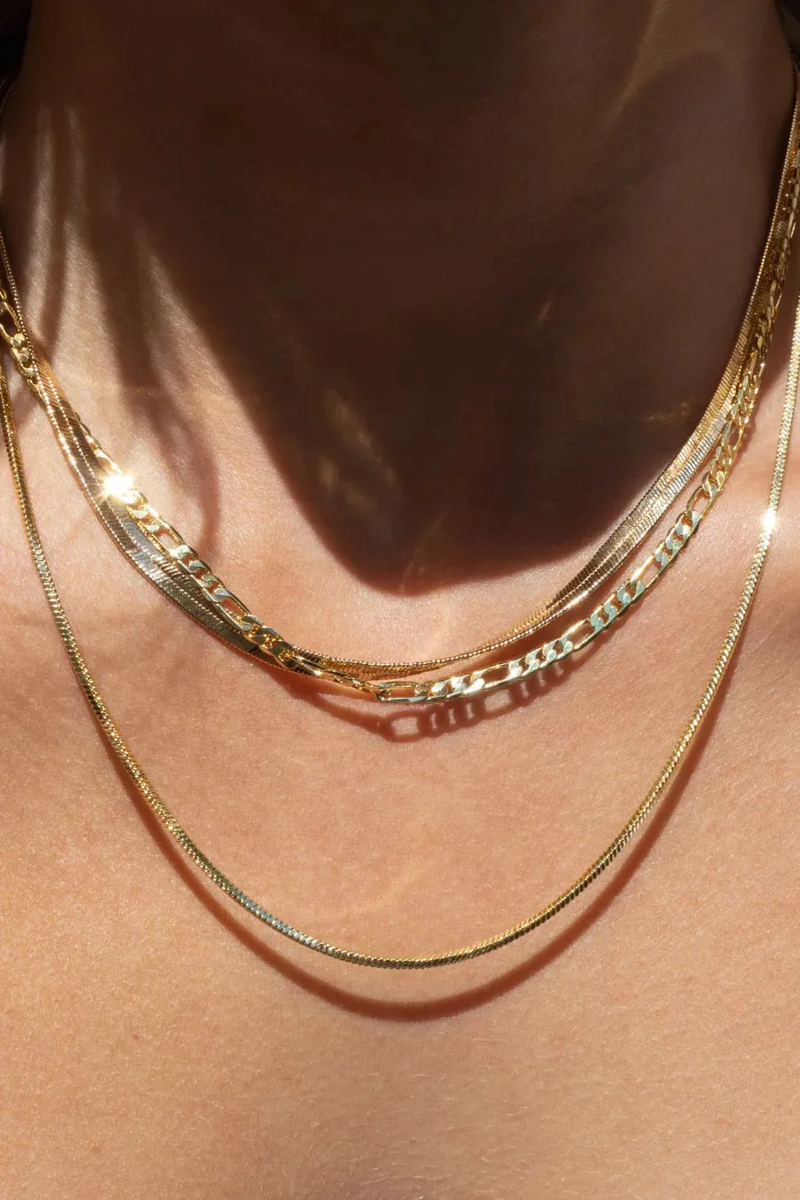 Cecilia Chain Necklace ~ Gold