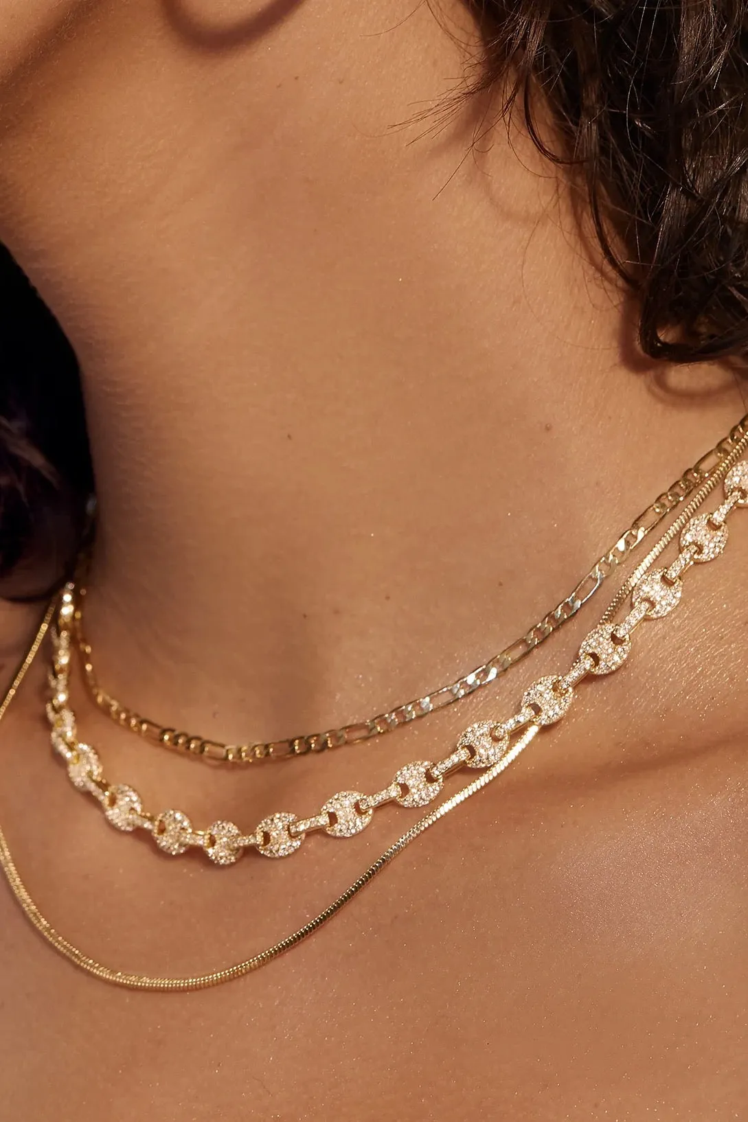 Cecilia Chain Necklace ~ Gold