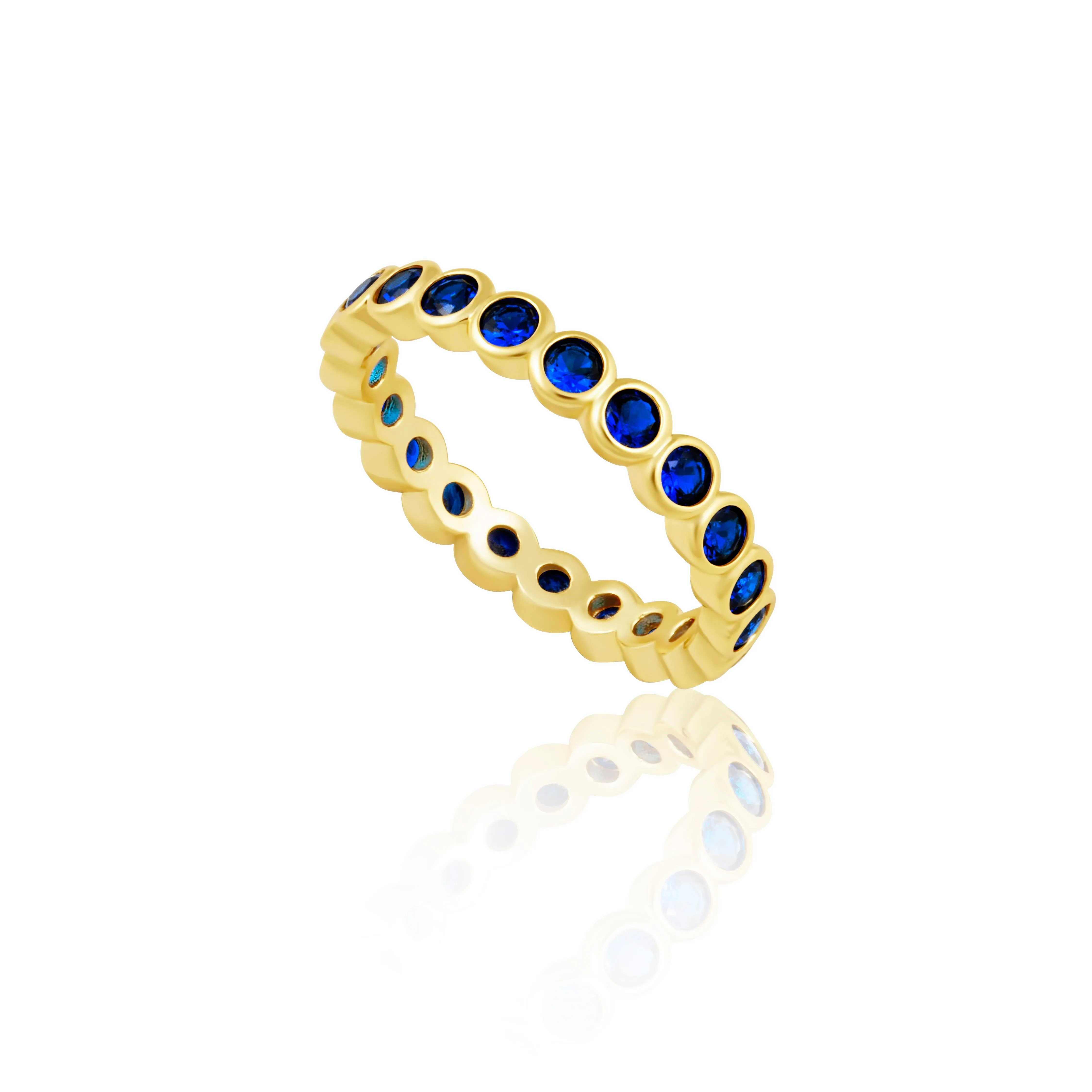 Celeste Eternity Ring - Sapphire