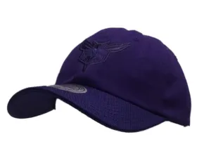 Charlotte Hornets Mitchell & Ness Purple Relaxed Adjustable Baseball Hat Cap