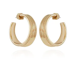 Chunky Open Hoop Earrings