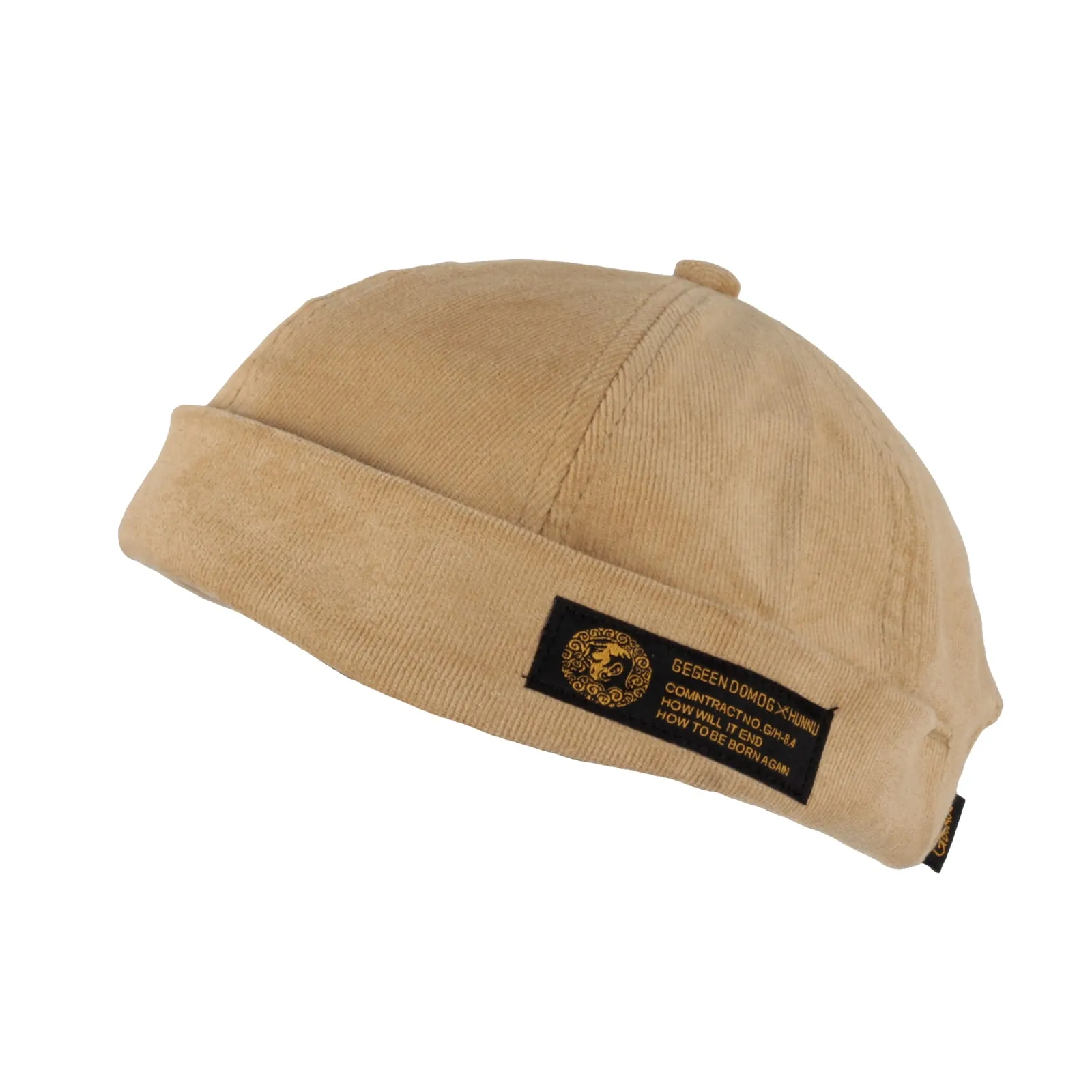 Corduroy Watch Cap Harbour Leon Docker Hat Adjustable XZ50069