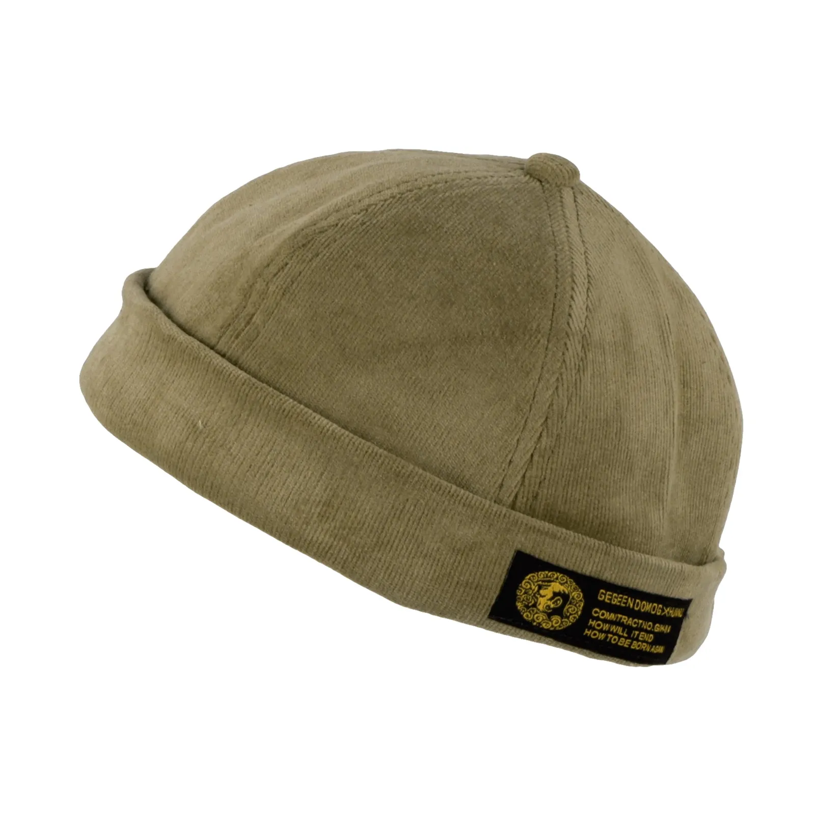 Corduroy Watch Cap Harbour Leon Docker Hat Adjustable XZ50069