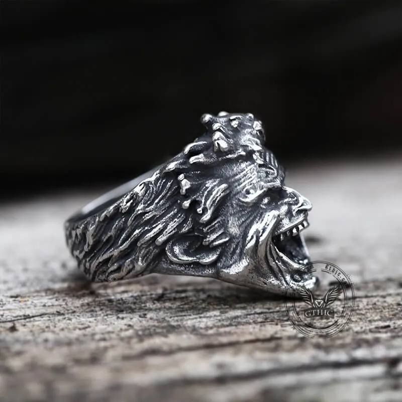 Crazy Clown Stainless Steel Ring