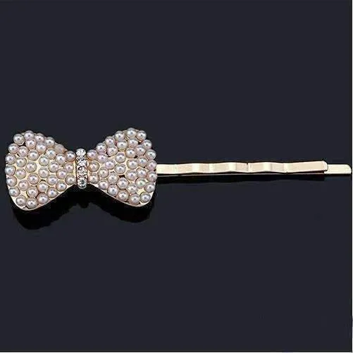 Dainty Dress Up Pearl and Crystal Hair Pins