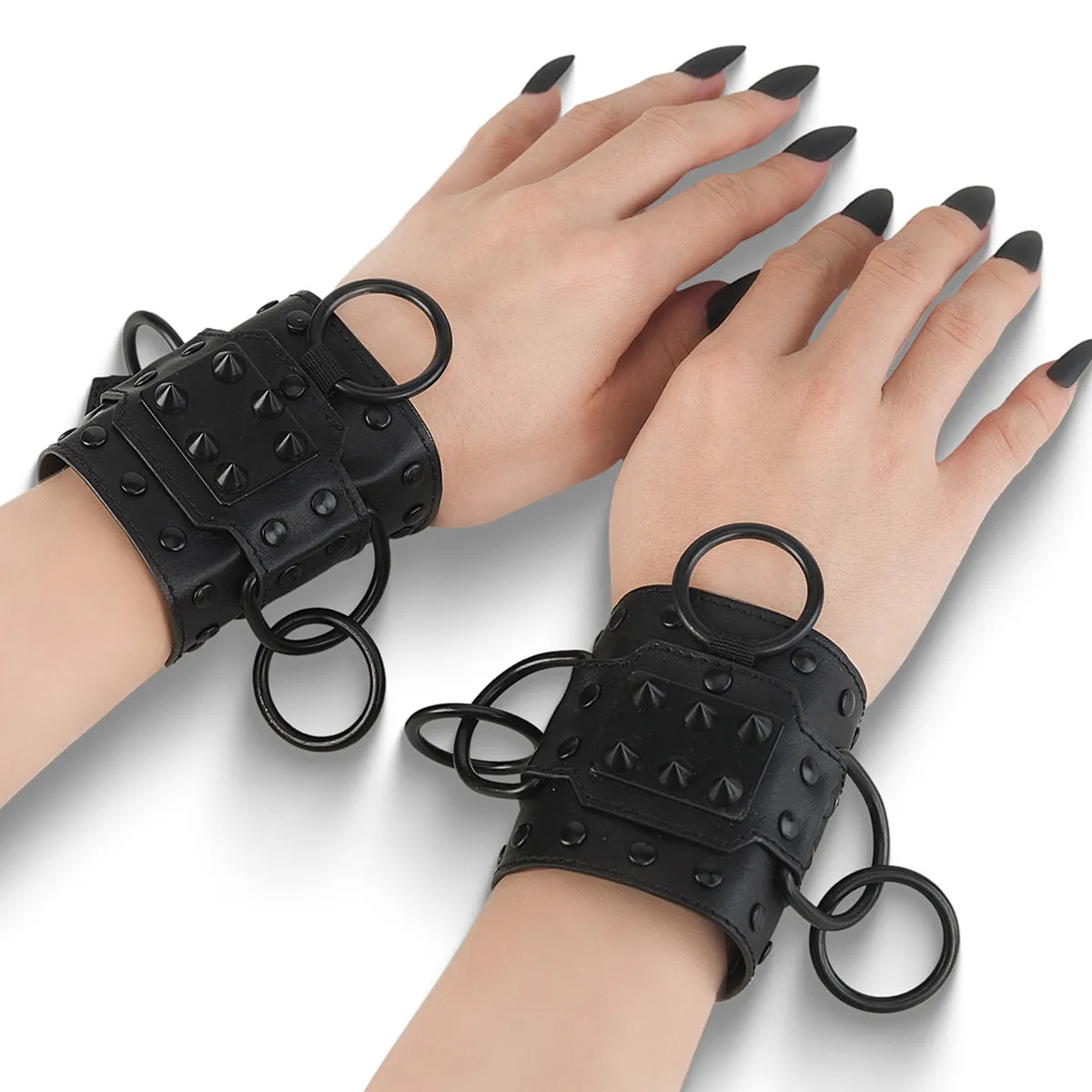 Demonia O-Ring Wrist Cuff (Pair)