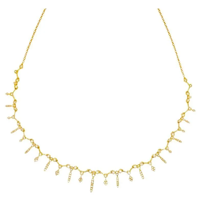 Diamond Fringe Necklace