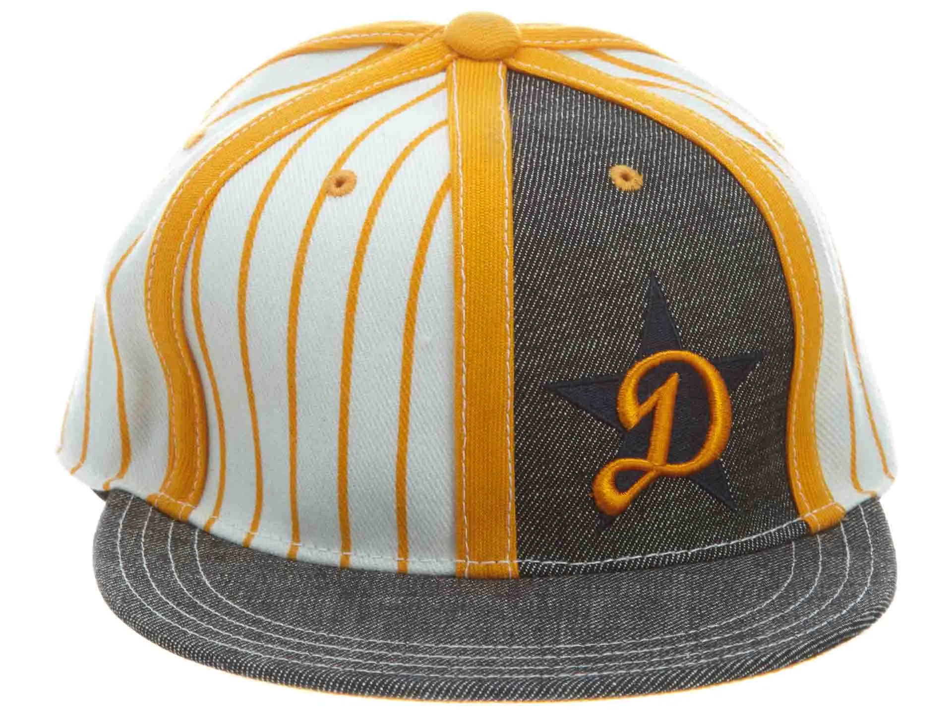 Domepiece Vintage Fitted White/Black/Orange 27