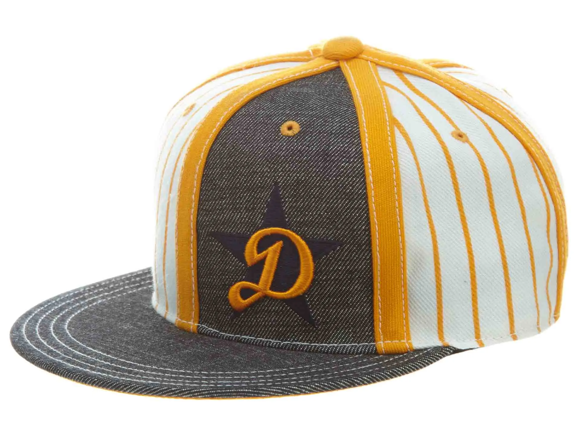 Domepiece Vintage Fitted White/Black/Orange 27