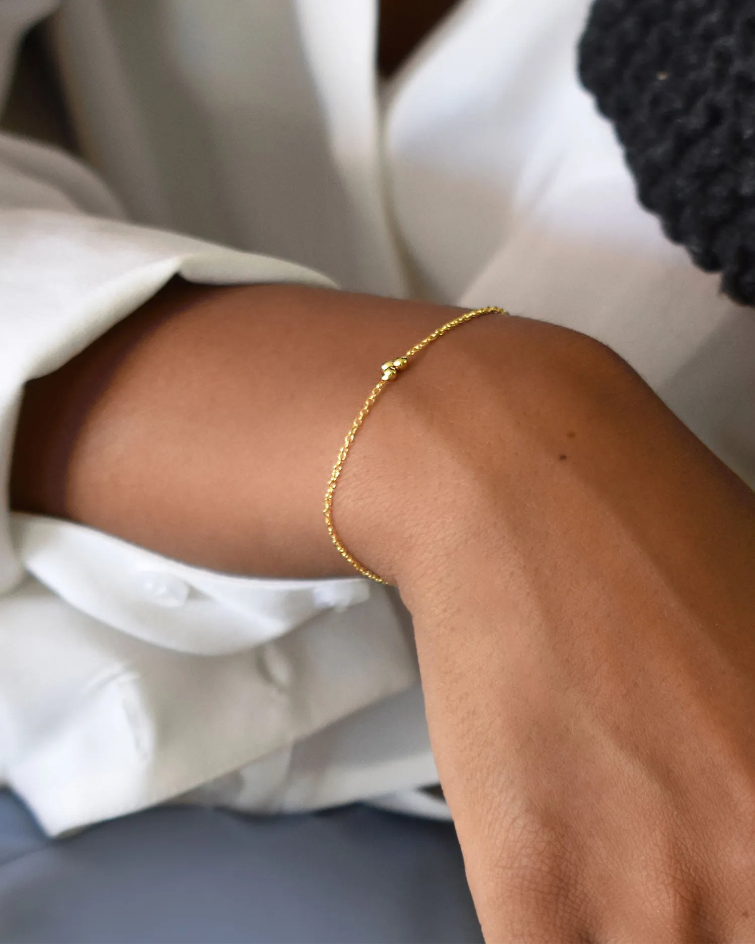 Drops bracelet gold