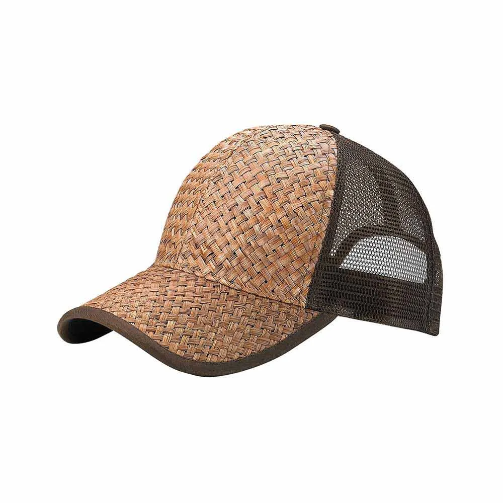 Fashion Straw Trucker Cap