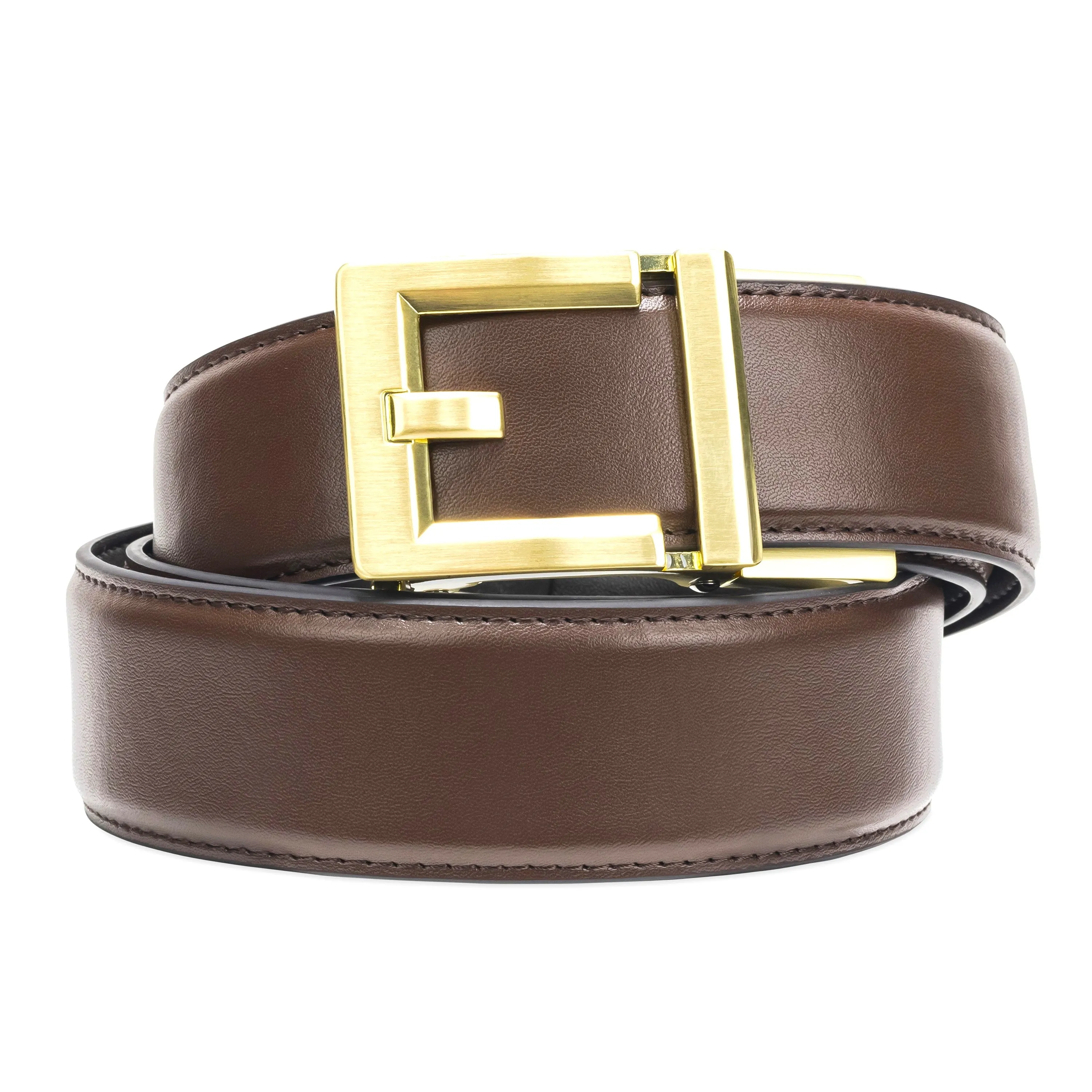 G2 BRASS BUCKLE | LEATHER GARRISON GUN BELT 1.75"