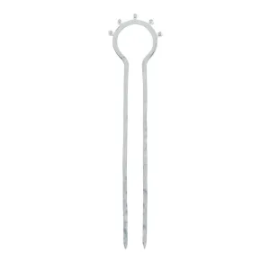 Horizon Hair Pin in Silver - Large