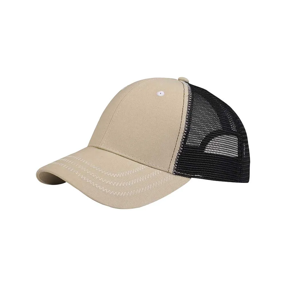 Low Profile Structured Mesh Cap