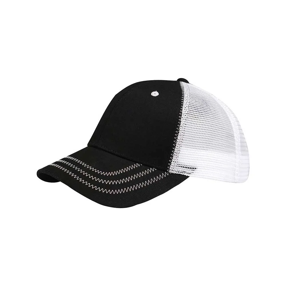 Low Profile Structured Mesh Cap