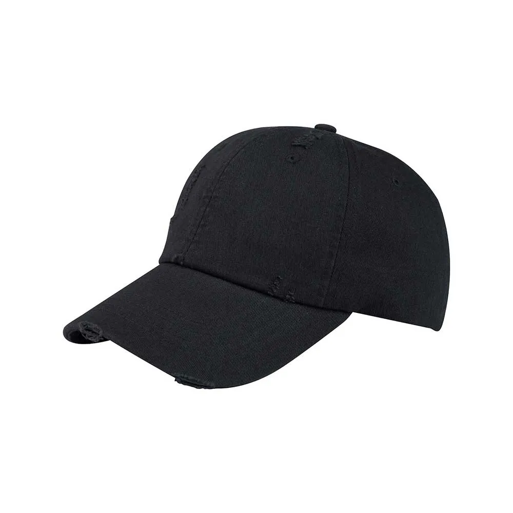 Low Profile Unstructured Washed Twill Distressed Cap