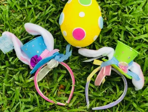 Mad Hatter Easter Bunny Headband