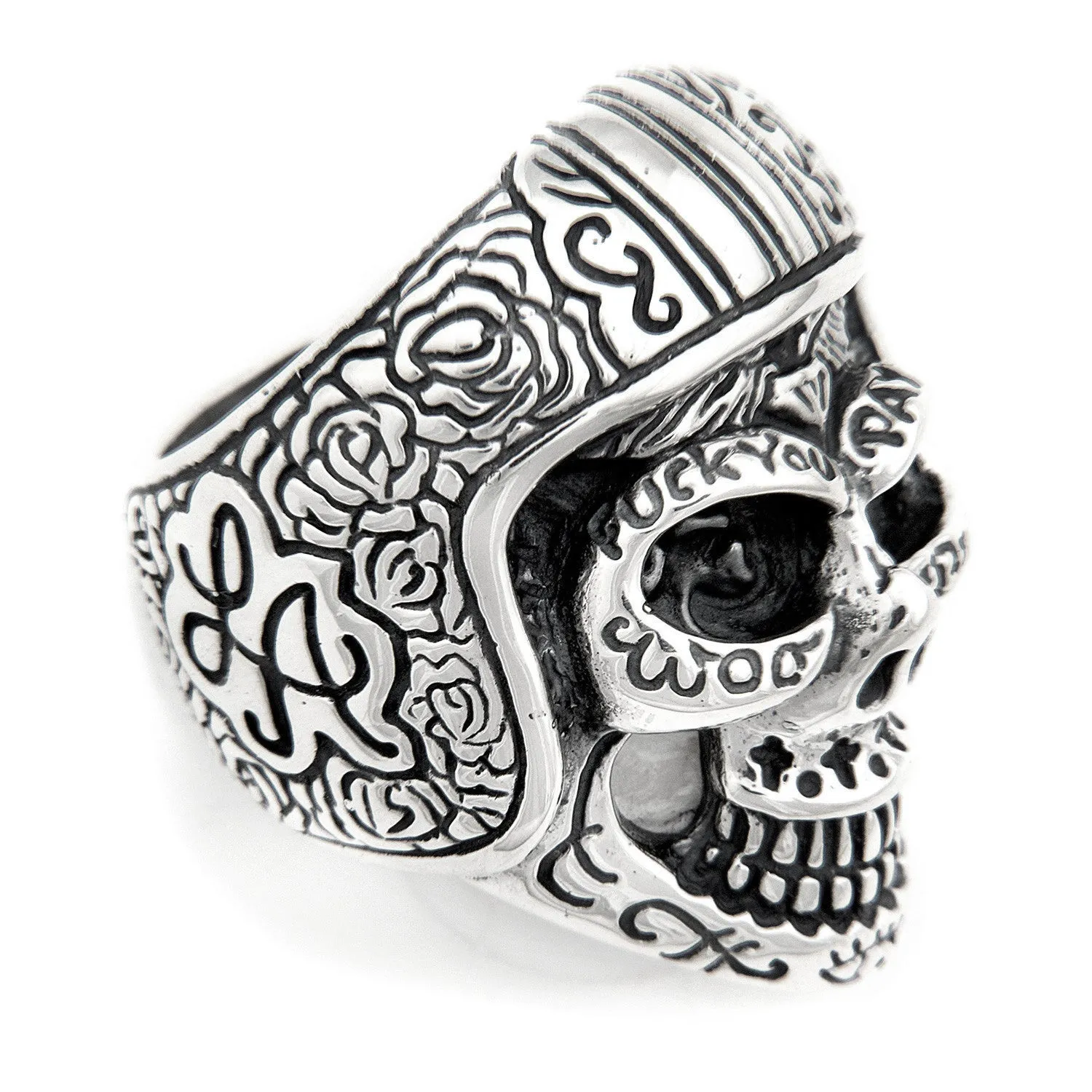 Medium Master Skull with Helmet Ring