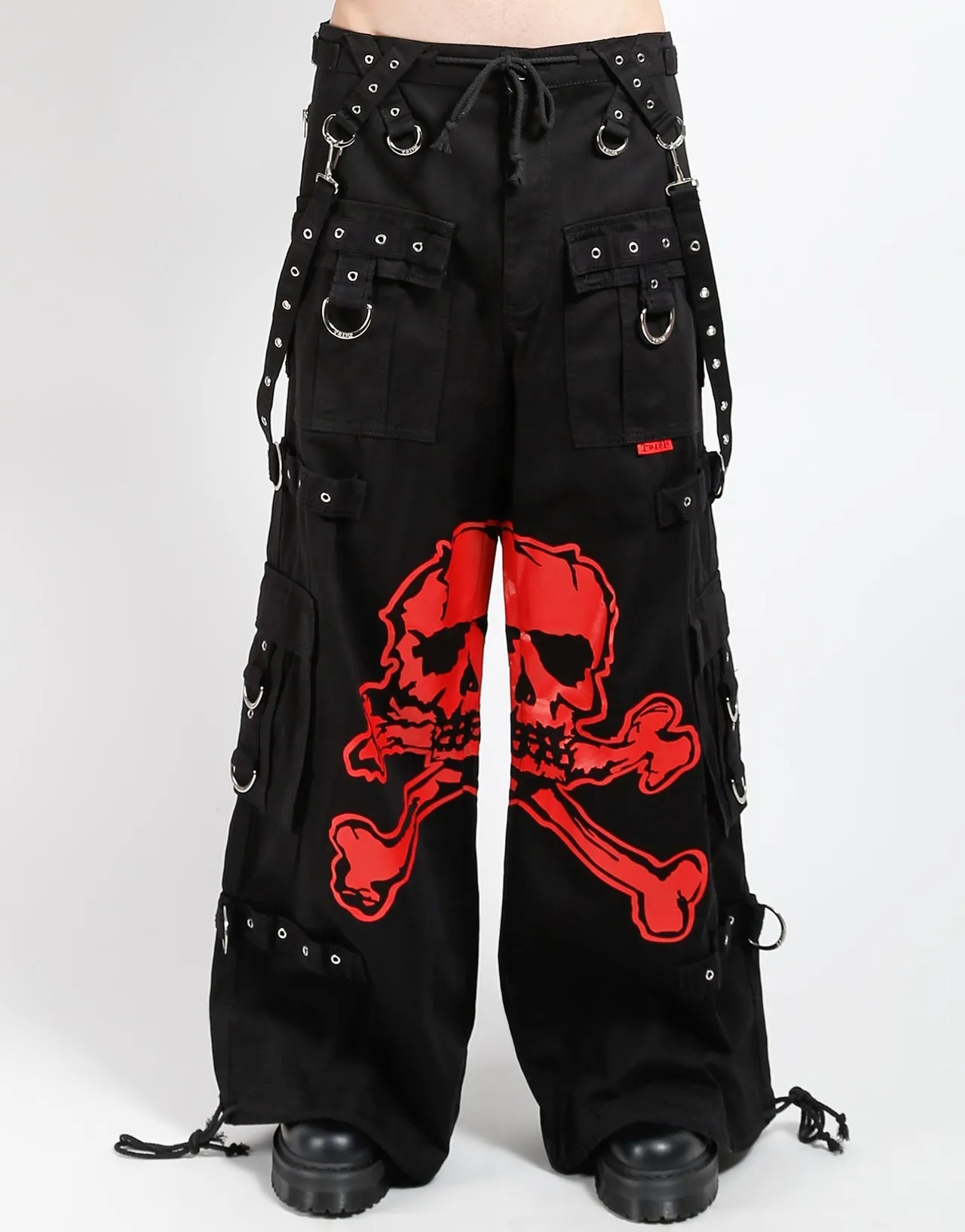 MEGA SKULL PANT RED