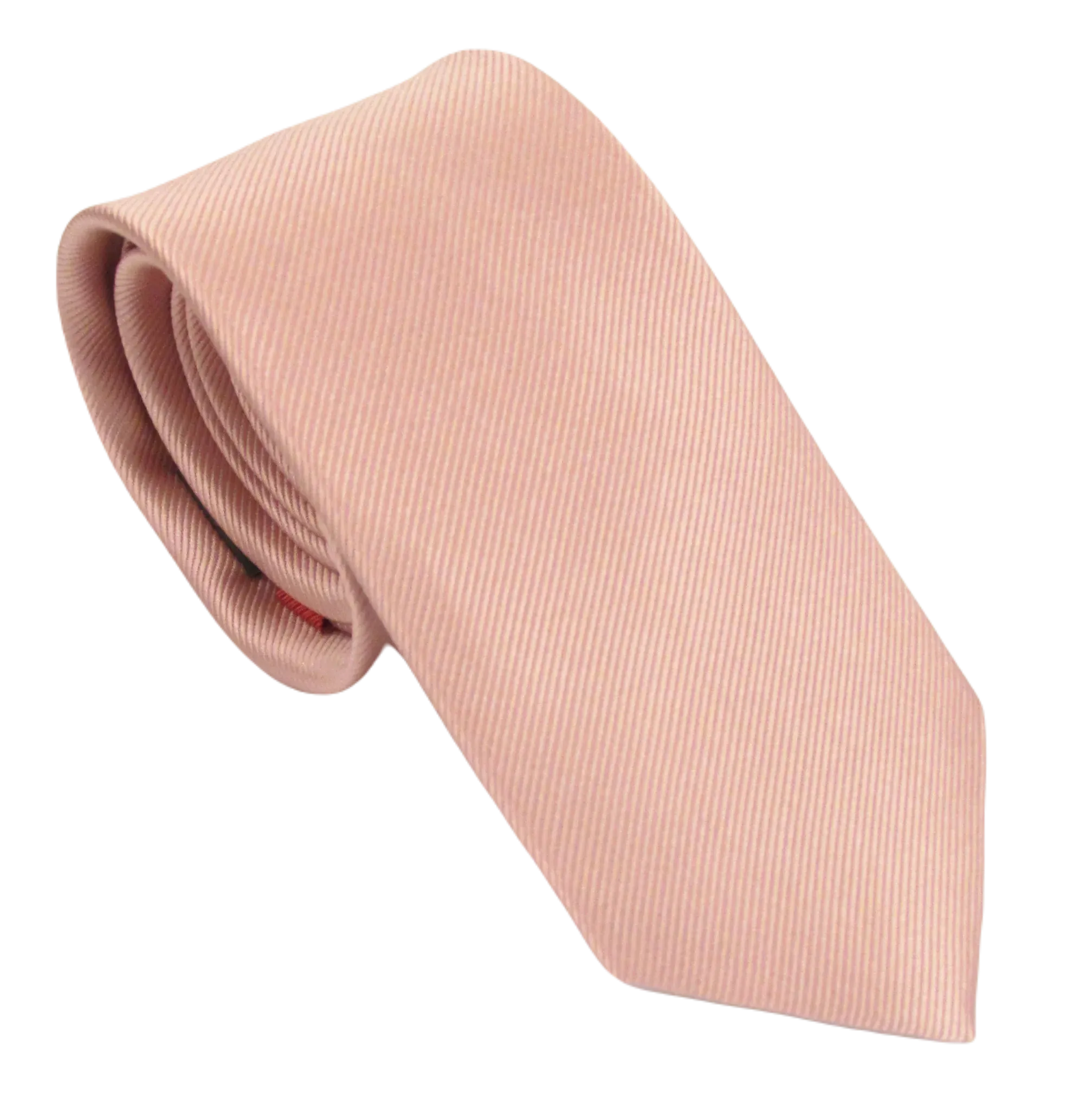 Plain Ribbed Silk Tie