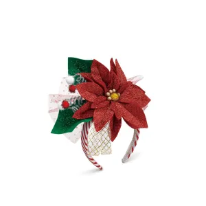 Poinsettia Demdanco Headband